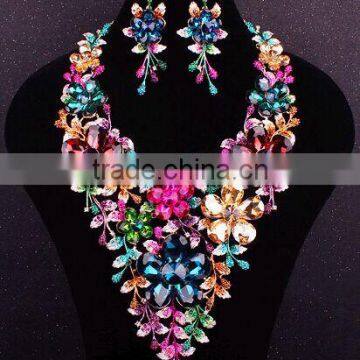 2016 New Arrival Costume & Fashion Jewelry for Aso Ebi Party/High End Fashion Jewelry Necklace Wholesale photo-4
