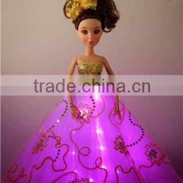 Kids Night Light with Battery / Flashing LED Barbie Dolls for Girls & Women