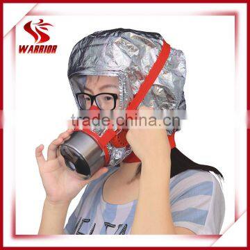 CE approved fire escape smoke hood gas mask