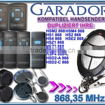 For GARADOR hsm2 868, hsm4 868 remote duplicator