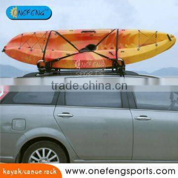 Car Roof Kayak Rack with integtated Paddle Holder