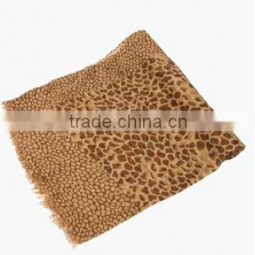 Women's Soft Giraffe Animal Print Sheer Scarf