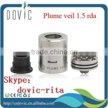 E cig rda plume veil v1.5 clone , rebuildable plume veil v1.5 wholesale