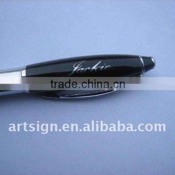 PROCESS ORDER COATED METAL PEN ENGRAVE CUT