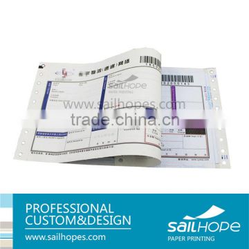 2014 Hot sale multi color ncr paper airway bills printing