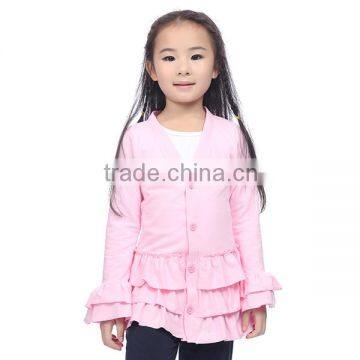 2015 fashion girls clothes long sleeves children clothing pink jacket