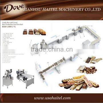 High Quality Protein Candy chocolate Nougat Bar making Machine Production Line