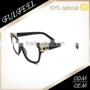 High Quality Acetate Optical Frame With Spring Hinge Jewelry Decoration photo-5