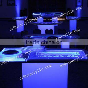 Shanghai LED casino poker table