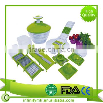 Plastic Rotary Twist Vegetables Blender Grater Cutter