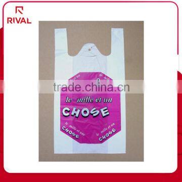 Fashionable High Strength Holiday Plastic T-Shirt Bags manufacturer/ supplier