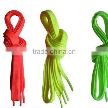 flat bright color shoelaces for wholesale