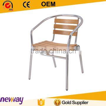 New style WPC outdoor furniture plastic dining series classic chair garden pation furniture