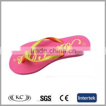 bulk wholesale cheap price colored pink ladies rubber slippers