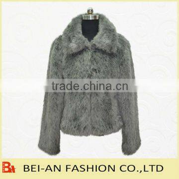 Fashion Lady's Fake Fur Jacket