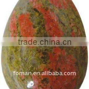 35x45mm unakite stone egg