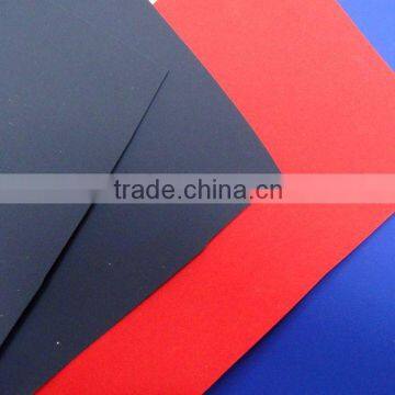 PVC leather 100% polyester fabric for book bonding surface usage