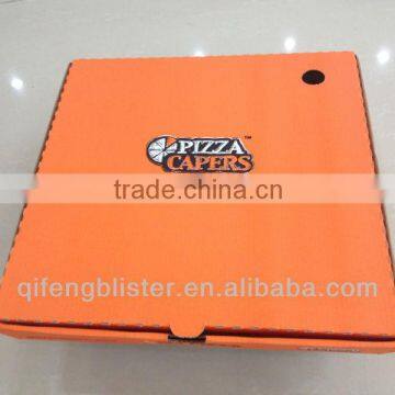 Customized Disposable Kraft Pizza Box/different Size Disposable Kraft Pizza Box With Logo