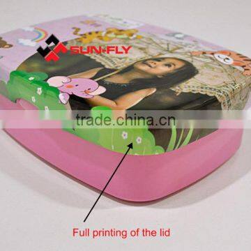 (SF) Kids Lunch Box 2015 New OEM Custom School LunchBox With Lock Bento Plastic Personalized Printed Photo Lunch Boxes for Kids photo-3