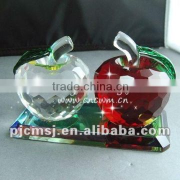 2013 crystal wedding gift,crystal apple(#NAP-06)