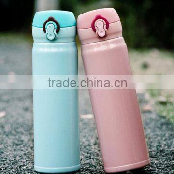 Premium quality cute design eco-friendly double wall Insulated 304 stainless steel travel coffee cups thermos flask vacuum mugs