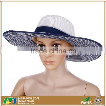 Summer Large Brimmed Hat Sandbeach Sunscreen Straw Hat for Sale