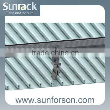 Pitched Standing Seam Roof Sheet Solar Mounting Clamp