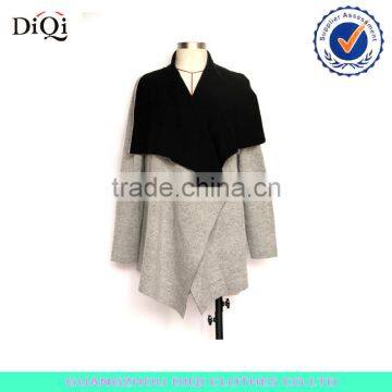 women solid color cardigan shawl cardigan