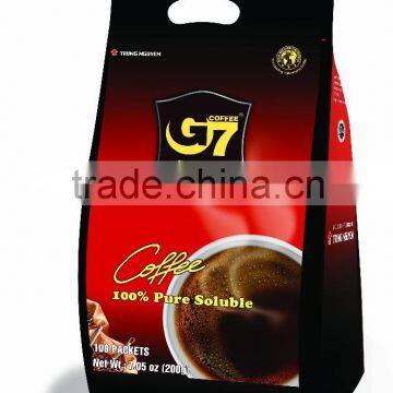 G7 Pure Black Instant Coffee _ Bag 100 sachets (E/E)