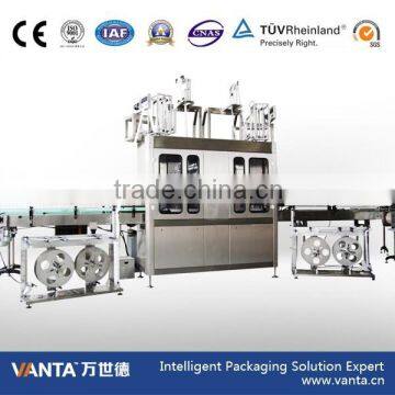 Bottle Labels High Speed 5L Labeling Machine Oil Labeler 8000 Bottles/hr.