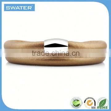 Wholesale Alibaba Brown Wrap European Style Leather Bracelet