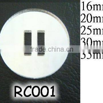 Custom Round Acrylic Plastic Sewing Mirror Accessory for Clothes