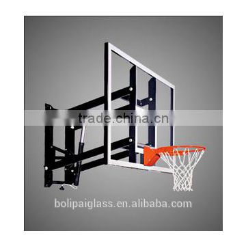 wall mounting high adjustable glass basketball stands