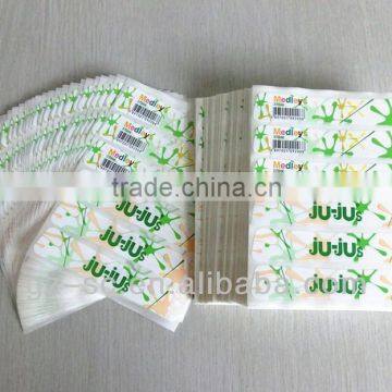 Colorful removal self adhesive sticker GZSC-AS004