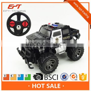 Kid rc toy remote control monster police truck car