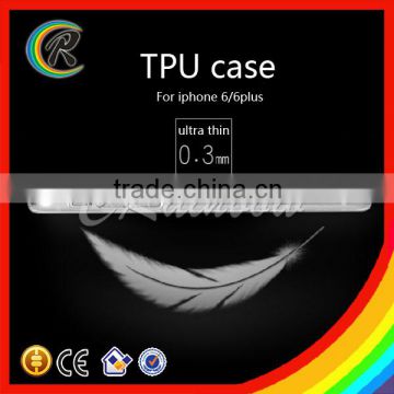 Alibaba express italy New Product case TPU for iphone 6 plus 0.3mm tpu case