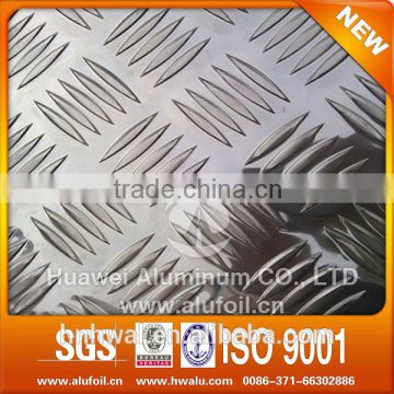 Mirror five bars embossed aluminum sheet/coil for tread plate