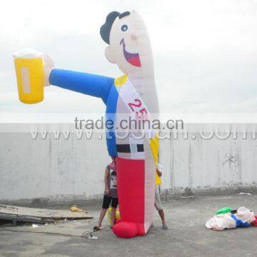 Inflatable Holland Half Abraham with beer glass Advertising Balloon F8018