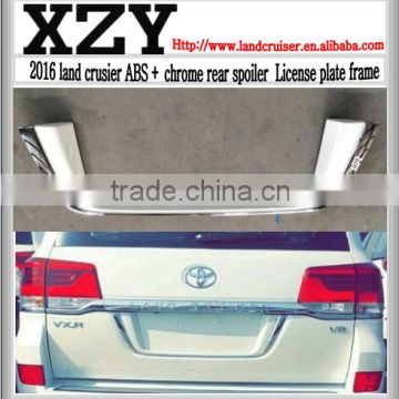 Land cruiser rear license plate cover for 2016FJ200 land cruiser