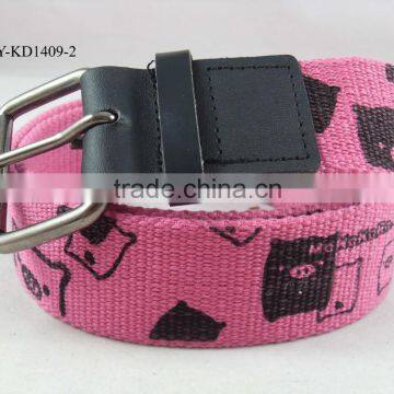 Customized Silk-screen Canvas Belt for Kids photo-3