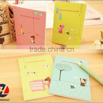 New high quality cute cartoon notebook for school