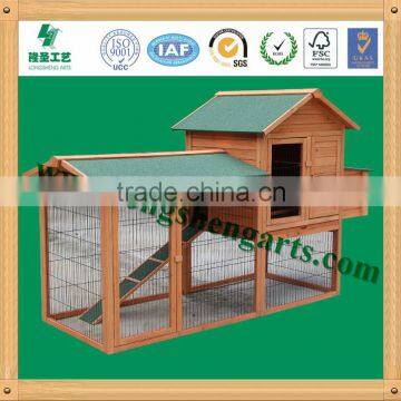 Eco-friendly wooden chicken coop