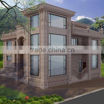 Low Cost Prefabricated Sandwich Panel Wall Cladding Light Steel Villa / prefabricated hotel / light steel modular homes