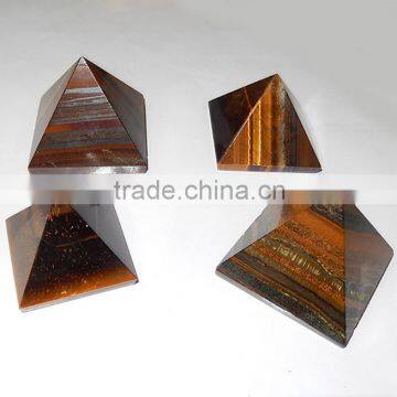 Tiger Eye Pyramids : Wholesale Gemstone Pyramids