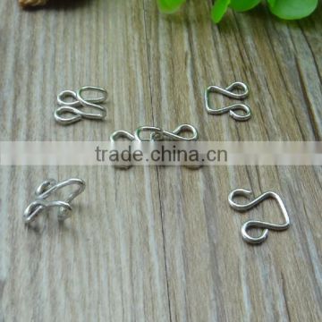 Nickle free metal bra hook