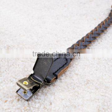 Wholesale Vintage Clips 20mm Adjustable Mens Leather Suspenders photo-6