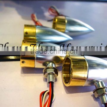 motorcycle turn lights for soprtster motorcycle brass turn signals with brass ring