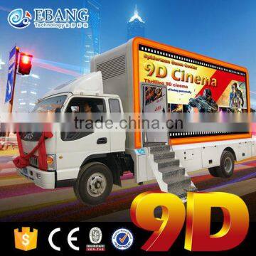 Electric/hydraulic 6dof Platform 7d Mobile Cinema 9d Truck Mobile Cinema