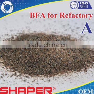 Brown fused alumina for refractory