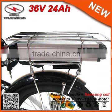 Whosesale & Retail Portable Ebike Battery 36V 20Ah 1000W with 2A Charger + 30A BMS